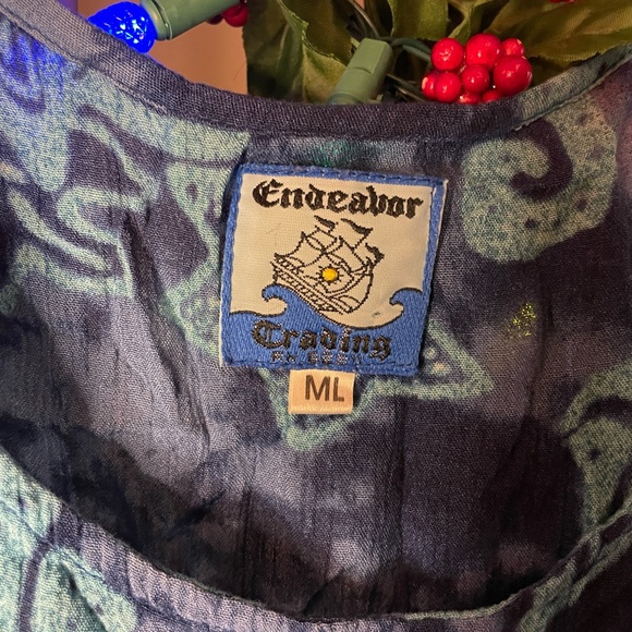 90s bathing suit cover up with pockets - Picture 2 of 3